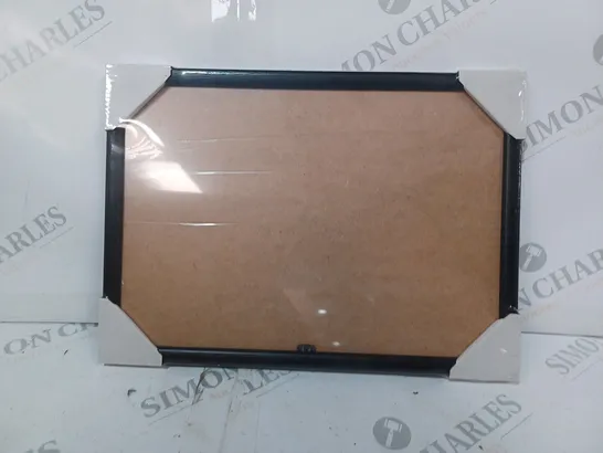 BOX OF APPROXIMATELY 20 BRAND NEW BLACK FRAMED WALL MOUNTABLE PHOTO FRAMES