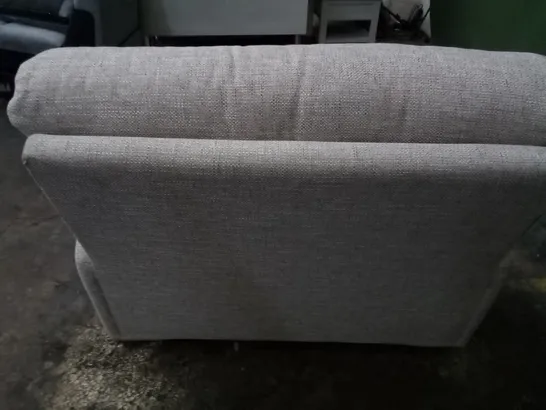 DESIGNER G PLAN MADE STRATTFORD REED TAUPE SNUGGLER SOFA