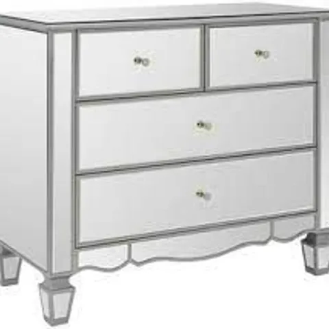 BOXED MIRAGE WIDE 2+2 MIRRORED CHEST (1 BOX)
