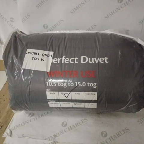 PERFECT DUVET 15TOG DOUBLE SIZED DUVET