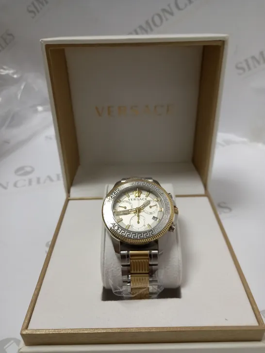 VERSACE GRECA ACTION CHRONO MENS WATCH STAINLESS RRP £1230