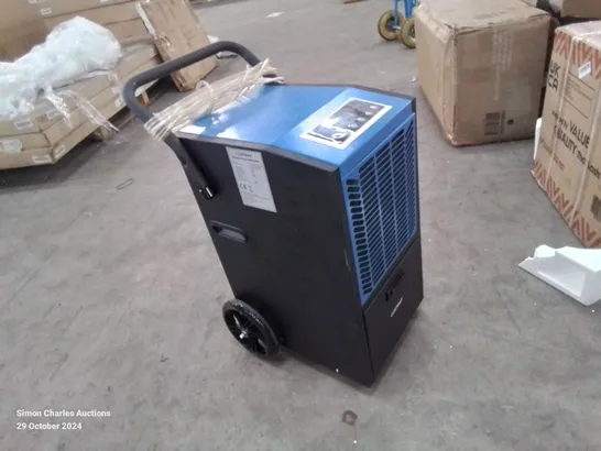 66 L/DAY COMMERCIAL DEHUMIDIFIER WITH PUMP AND DRAIN HOSE FOR BASEMENT WAREHOUSE JOB SITE - BLUE RRP £412.94