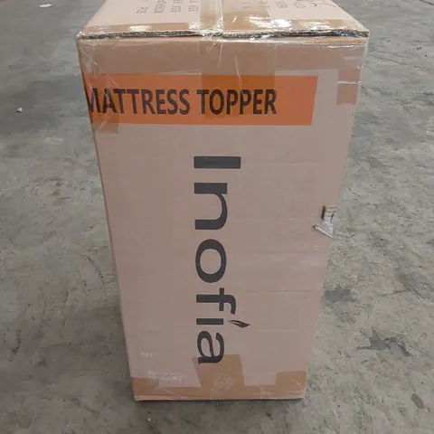 BRAND NEW BOXED INOFIA MATTRESS TOPPER - HIMF04C2LL1 // SIZE: 100 X 200 X 8cm 