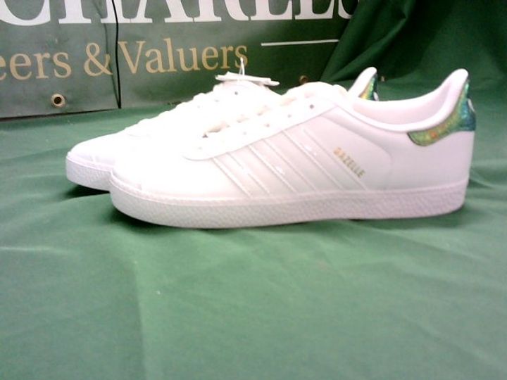 junior white trainers size 5