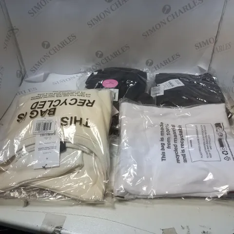 BOX OF APPROXIMATELY CLOTHING ITEMS TO INCLUDE T-SHIRTS AND JEANS 
