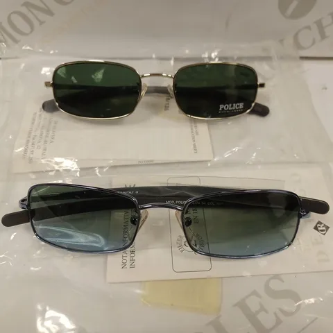 BOX OF APPROX 9 PAIRS OF ASSORTED POLICE 2751 & 2774 SUNGLASSES 