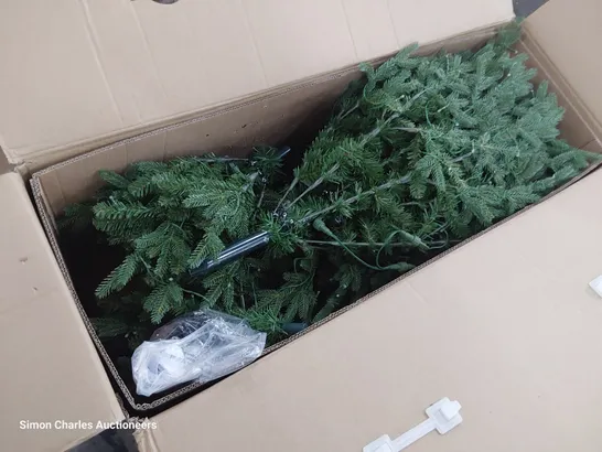 BOXED 7' NATURAL PRE-LIT CHRISTMAS TREE 