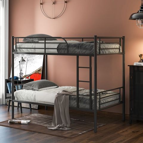BOXED BUNK BED BLACK