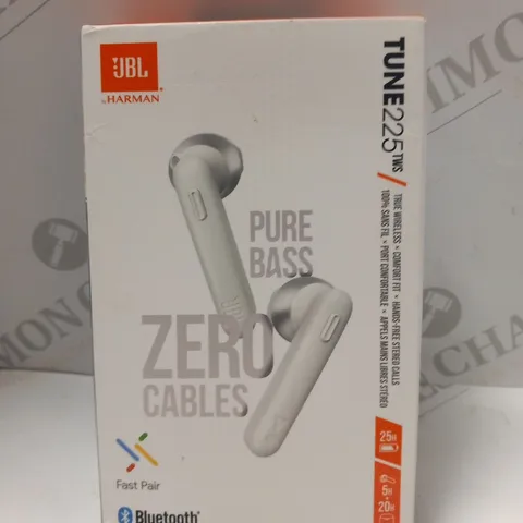 BOXED JBL BY HARMAN TUNE 255 TRUE WIRELESS EARPHONES