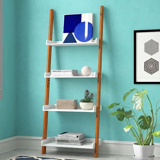 BOXED ALDACO LADDER BOOKCASE