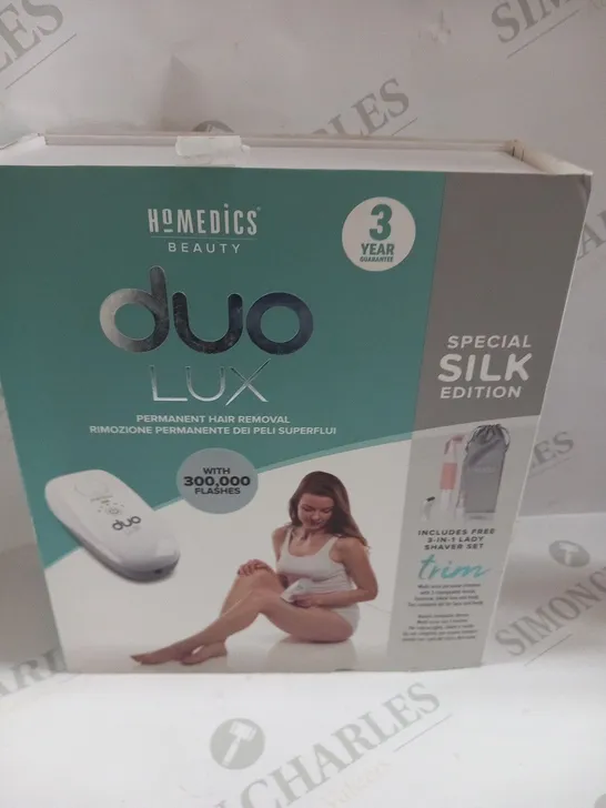 BOXED HOMEDICS BEAUTY DUO LUX SPECIAL SILK EDITION IPL-HH390BNS-EU