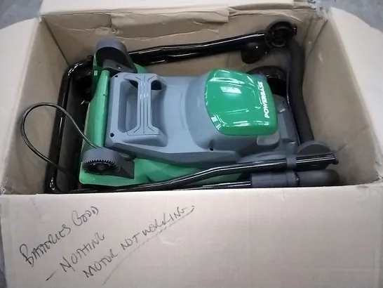 BOXED POWERBASE 34CM 40V CORDLESS MOWER