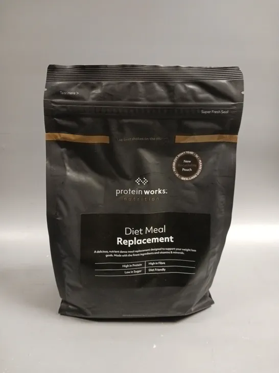 SEALED PROTEIN WORKS NUTRITION DIET MEAL REPLACEMENT - CHOCOLATE SILK 1KG