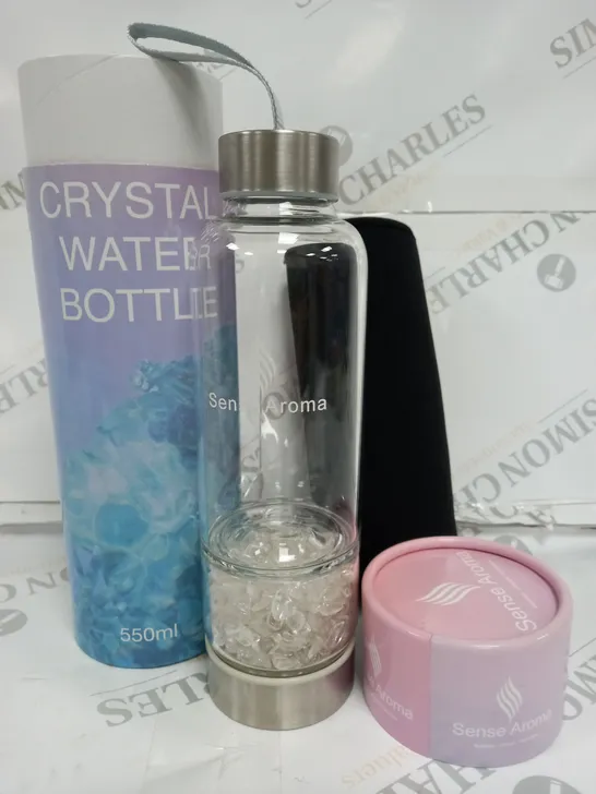 BOXED SEASE AROMA CRYSTAL WATER BOTTLE - 550ML