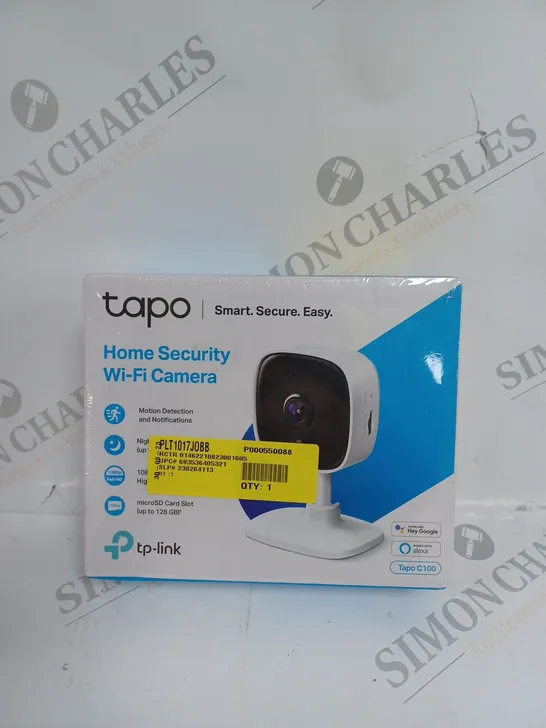 BOXED TAPO HOME SECURITY WI-FI CAMERA