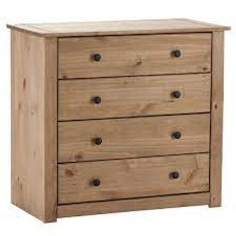 BOXED PANAMA 4 DRAWER CHEST 