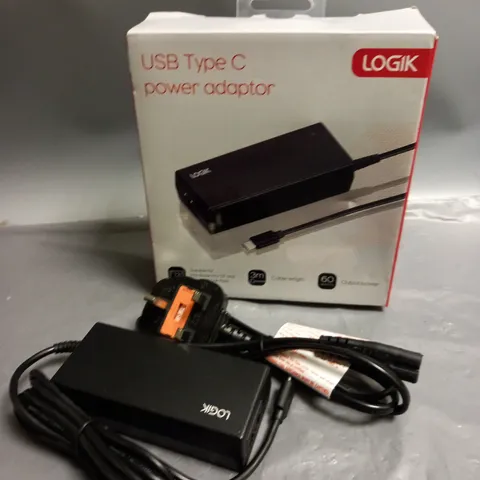 BOXED LOGIK USB TYPE C POWER ADAPTOR 