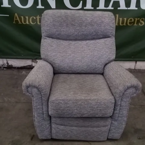 QUALITY BRITISH DESIGNER G PLAN AVON 19 MANUAL RECLINER CHAIR B076 MIRAGE POWDER FABRIC 