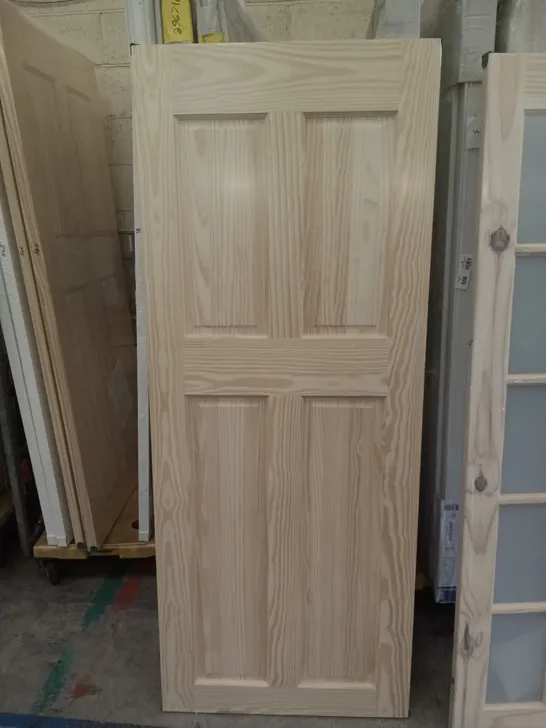 4 PANEL CLEAR PINE PANEL INTERNAL DOOR 2032×813MM