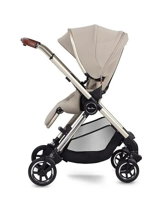 BOXED SILVER CROSS DUNE ULTIMATE PACK STONE (3 BOXES) COMPRISING DUNE CHASSIE & SEAT, DREAM i-SIZE INFANT CARRIER & BASE & ACCESSORIES PACK