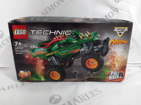 BOXED LEGO TECHNIC MONSTER JAM DRAGON - 42149