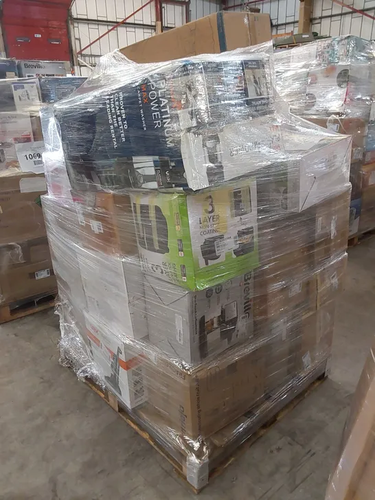 PALLET OF APPROXIMATELY 23 UNPROCESSED RAW RETURN HOUSEHOLD AND ELECTRICAL GOODS TO INCLUDE;