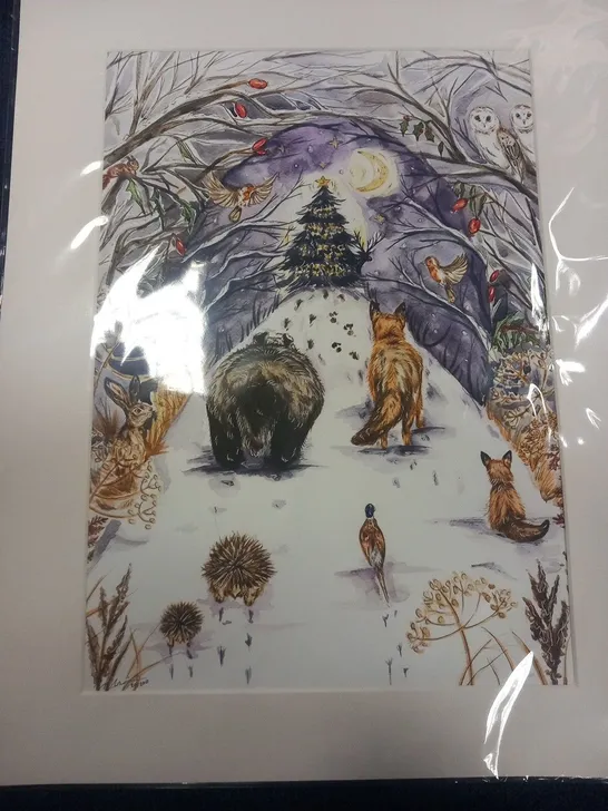 HOLLIE CHILDE THE HAZELWOOD NATIVITY A3 PRINT #20/200