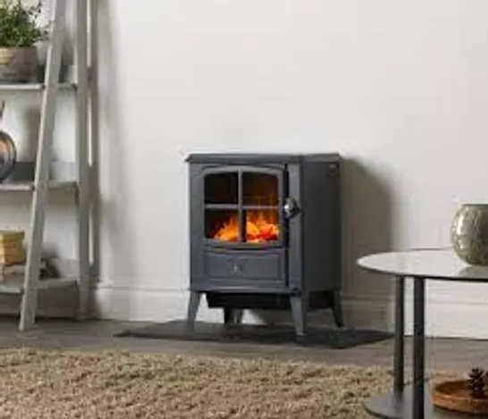 BOXED DIMPLEX BRAYFORD OPTIFLAME FREESTANDING ELECTRIC STOVE 