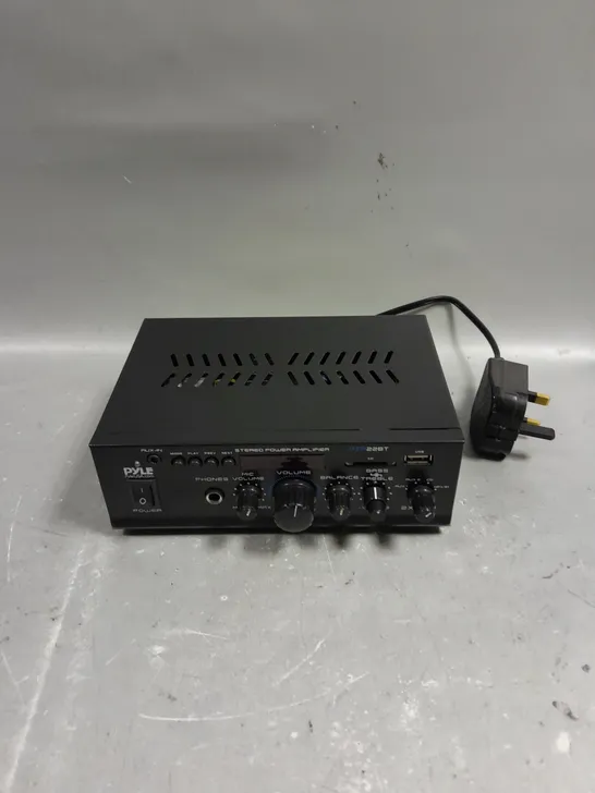 BOXED PYLE PTA22BT WIRELESS BT MINI BLUE SERIES AUDIO AMPLIFIER 