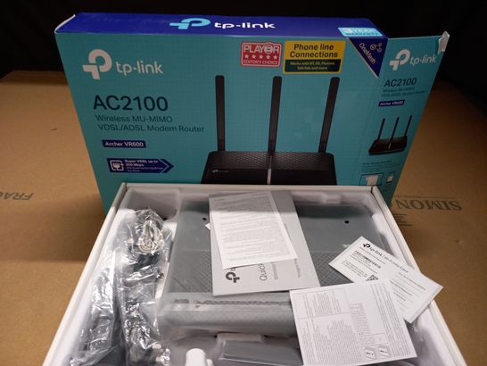 BOXED TP-LINK AC2100 WIRELESS MU-MINO MODEM ROUTER