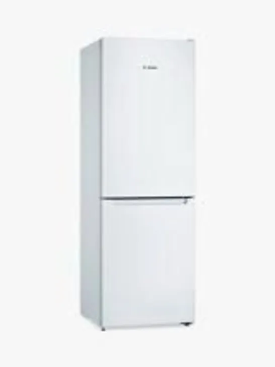 BOXED BOSCH KGN27NWEAG SERIES 2 55CM FROST FREE FRIDGE FREEZER - WHITE, 1.82M 