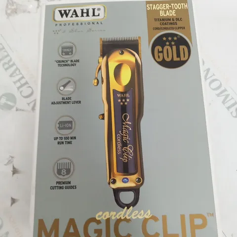 BOXED WAHL PROFESSIONAL CORDLESS MAGIC CLIP