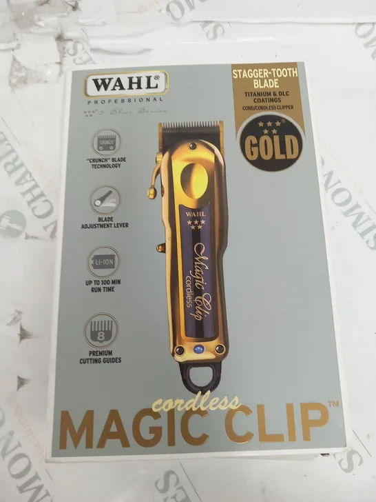 BOXED WAHL PROFESSIONAL CORDLESS MAGIC CLIP