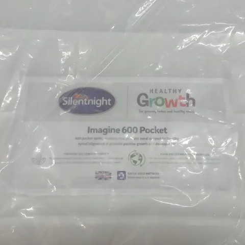 QUALITY BAGGED HEALTHY GROWTH KIDS POCKET 600 SINGLE 3FT MATTRESS