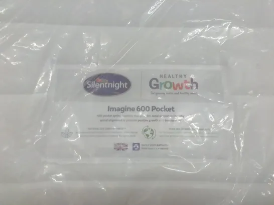 QUALITY BAGGED HEALTHY GROWTH KIDS POCKET 600 SINGLE 3FT MATTRESS