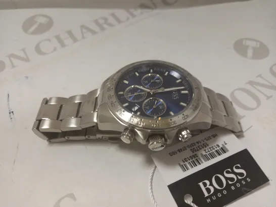 BOSS HERO SPORT LUX BLUE SUNRAY CHRONOGRAPH WATCH RRP £379