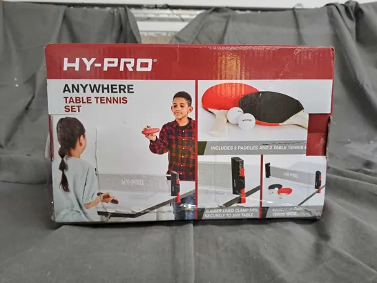 HY-PRO ANYWHERE TABLE TENNIS SET