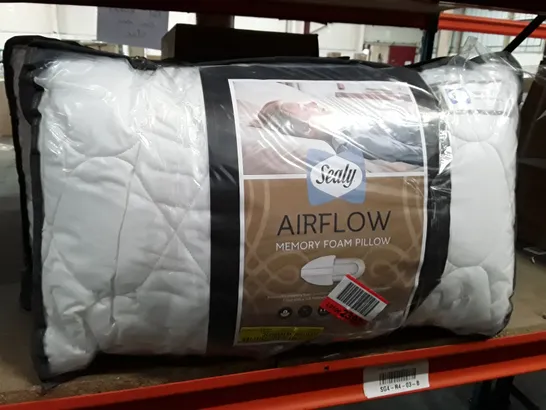 BAGGED SEALY AIRFLOW MEMORY FOAM PILLOWS - SET OF 2 