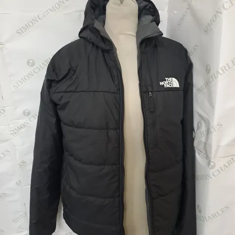 THE NORTH FACE REVERSIBLE COAT IN BLACK & GREY - SIZE UNSPECIFIED 