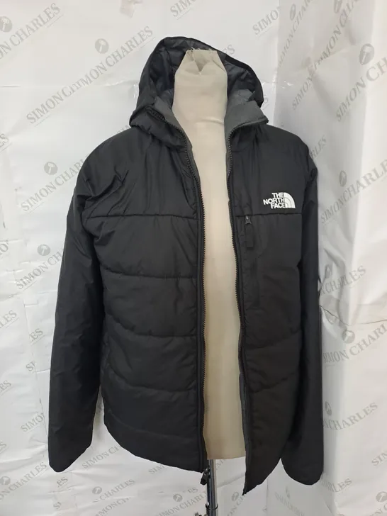 THE NORTH FACE REVERSIBLE COAT IN BLACK & GREY - SIZE UNSPECIFIED 