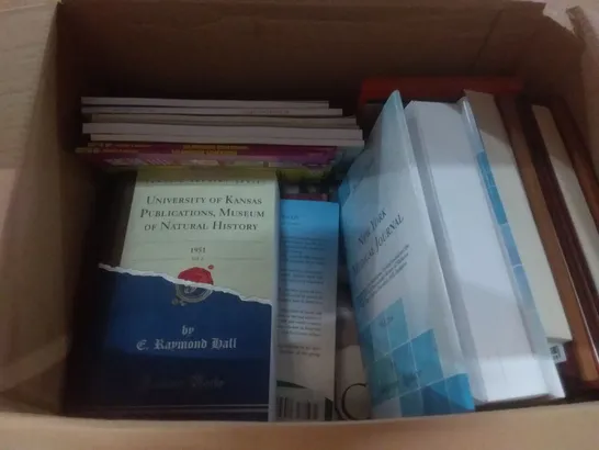 BOX OF ASSORTED BOOKS