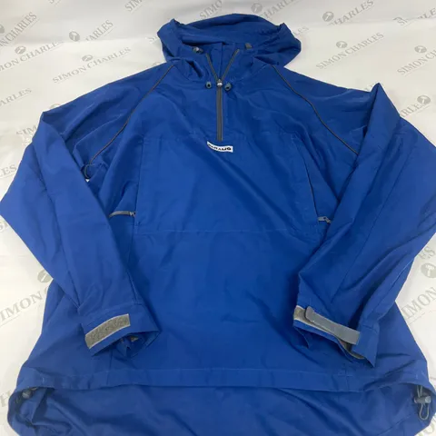 PARAMO OVERHEAD NIKWAX WINDBREAKER IN BLUE SIZE MEDIUM