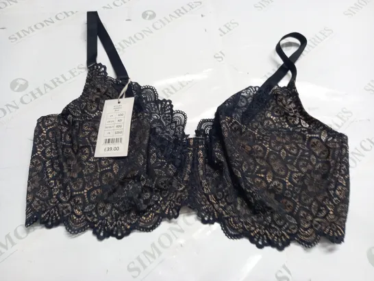 BRAVISSIMO MILLIE BRA IN BLACK - 40G