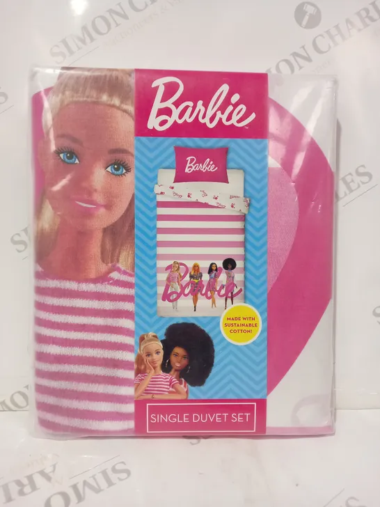 BARBIE REVERSIBLE DESIGN SINGLE DUVET COVER