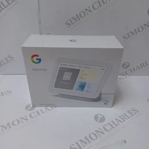 BRAND NEW BOXED GOOGLE NEST HUB 2ND GEN SMART SPEAKER WITH SCREEN - CHALK 