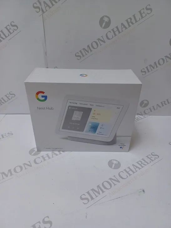 BRAND NEW BOXED GOOGLE NEST HUB 2ND GEN SMART SPEAKER WITH SCREEN - CHALK 