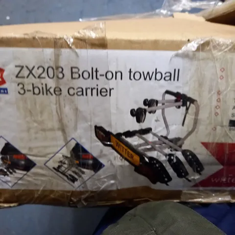 ZX203 BOLT ON TOWBALL 3 BIKE CARRIER COLLECTION ONLY 