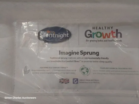 QUALITY BAGGED SILENTNIGHT 3' HEALTHY GROWTH IMAGINE SPRUNG MATTRESS 