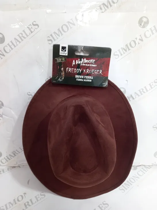 SMIFFYS A NIGHTMARE ON ELM STREET FREDDY KRUEGER BROWN FEDORA