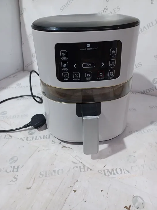 COOKS ESSENTIALS AIR FRYER WHITE